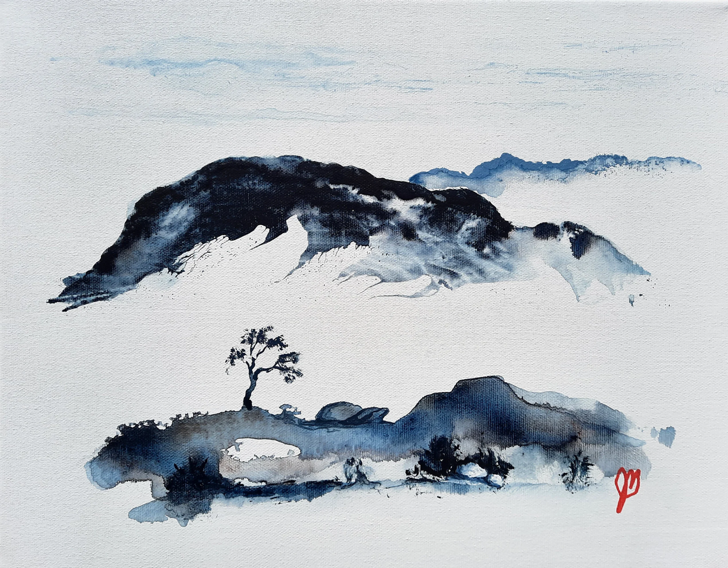 La montagne chevelue #252 par Jules Morissette