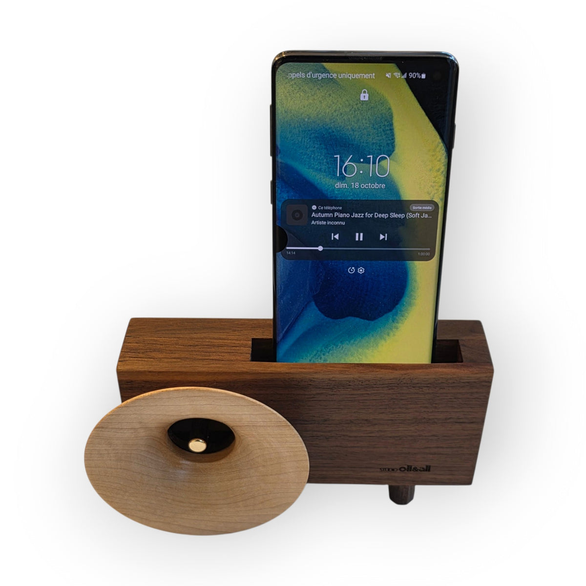Ollim Speaker, pavillon bois clair, vue 2