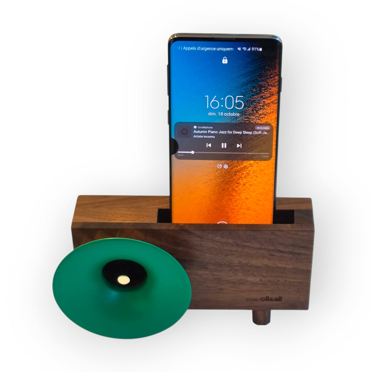 Ollim Speaker, pavillon vert, vue 2