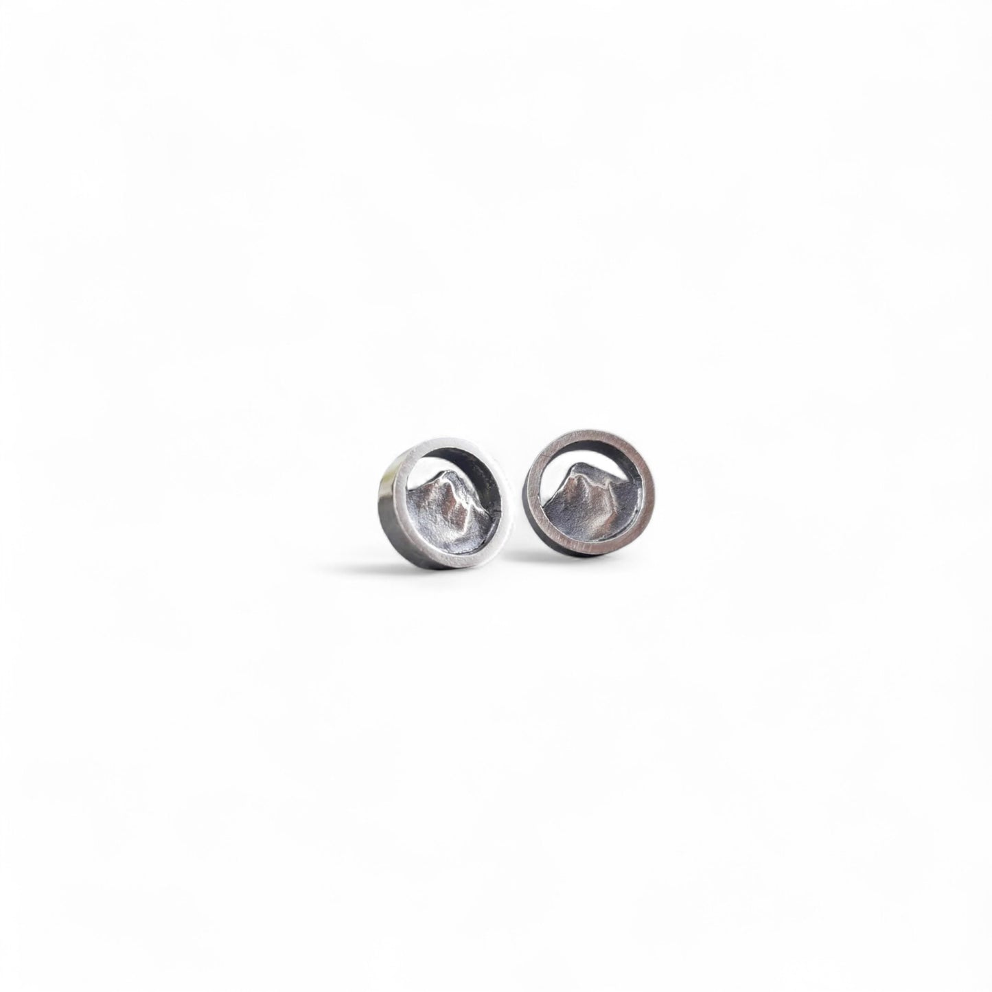 Boucles d'oreilles fixes Montagnes en argent sterling par Sonia Imbeault