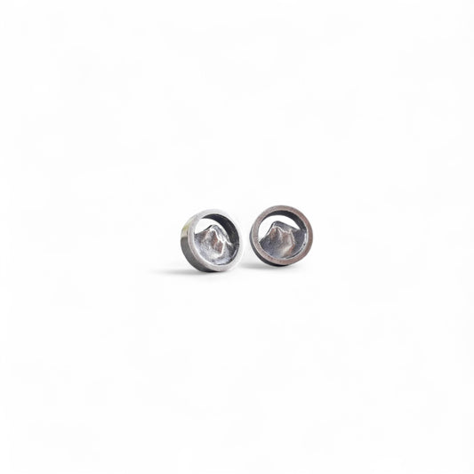 Boucles d'oreilles fixes Montagnes en argent sterling par Sonia Imbeault