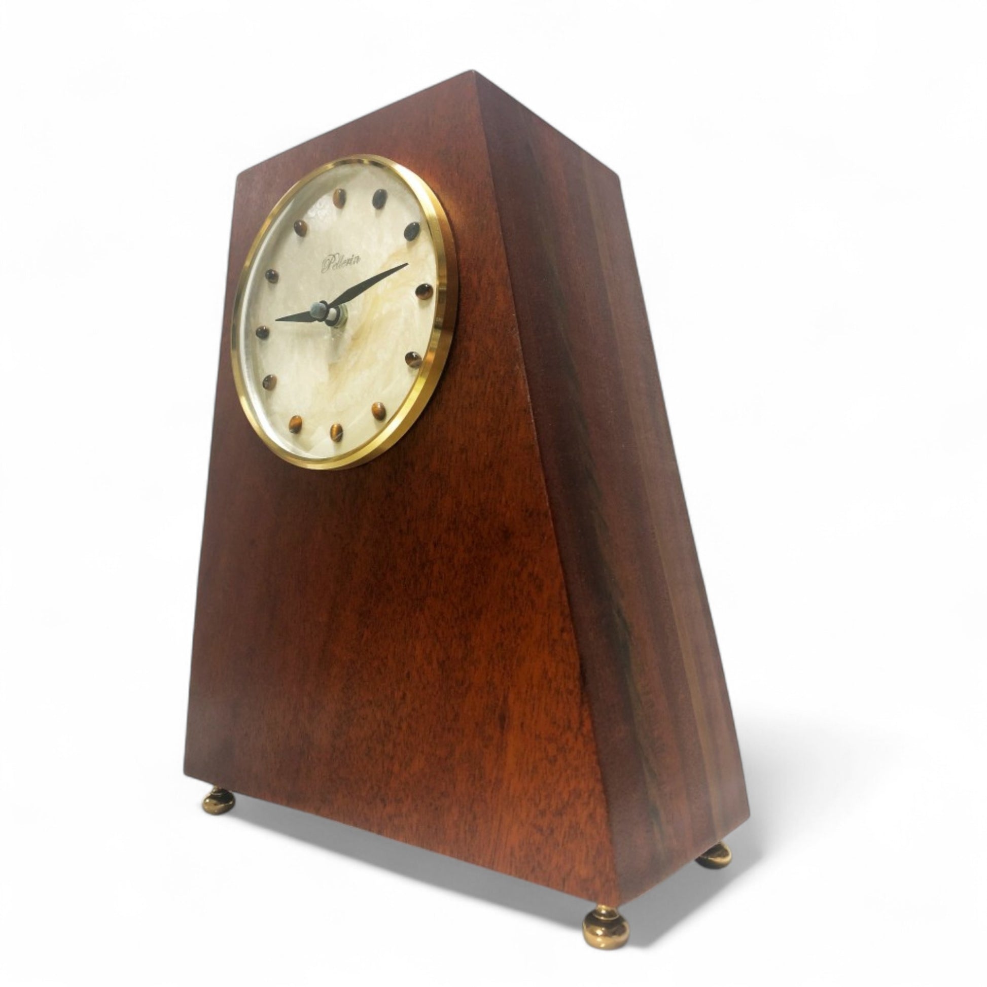 Horloge carillon Héritage Oeil de Tigre par Karine Pellerin