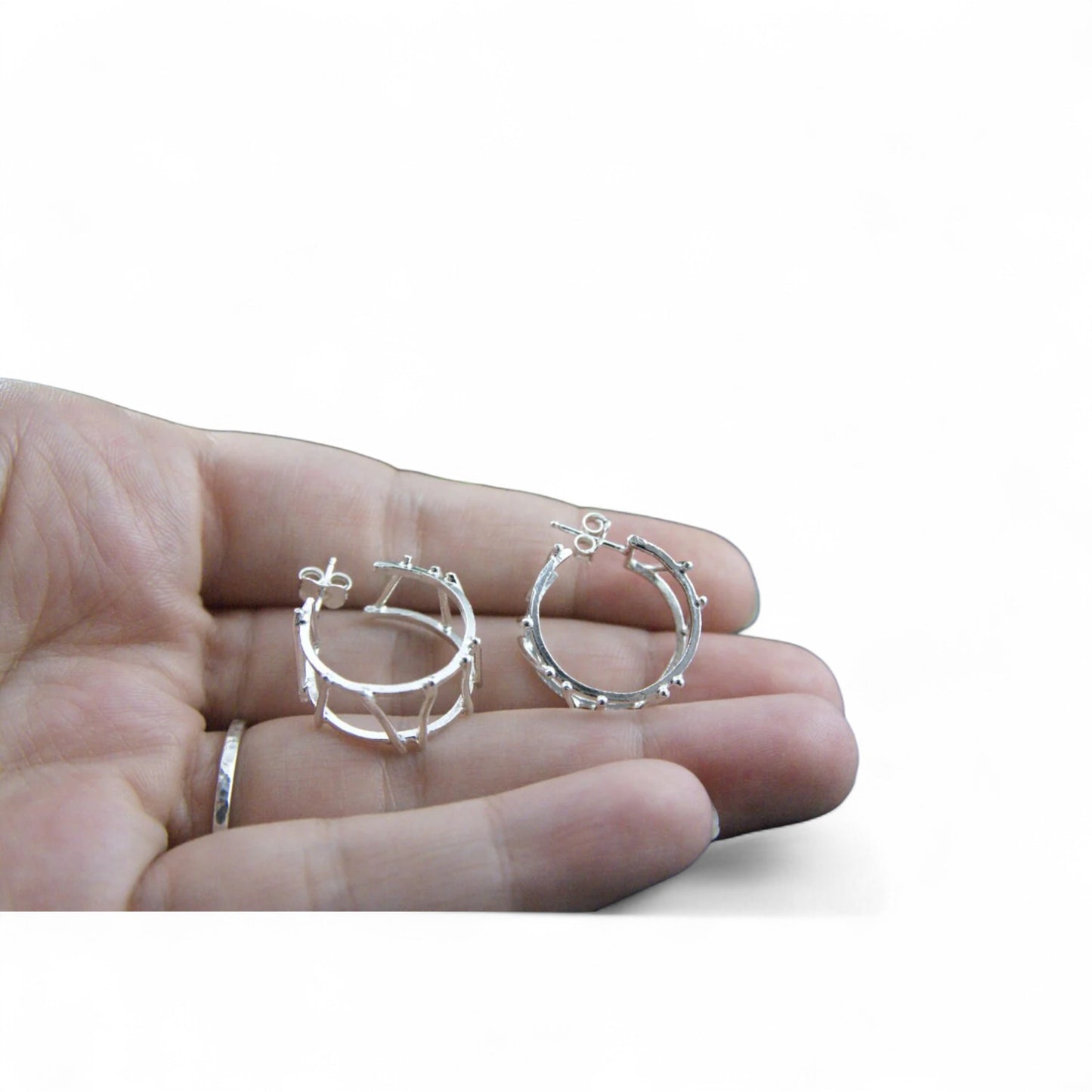 Boucles d'oreilles Circus en Argent sterling par Sonia Imbeault