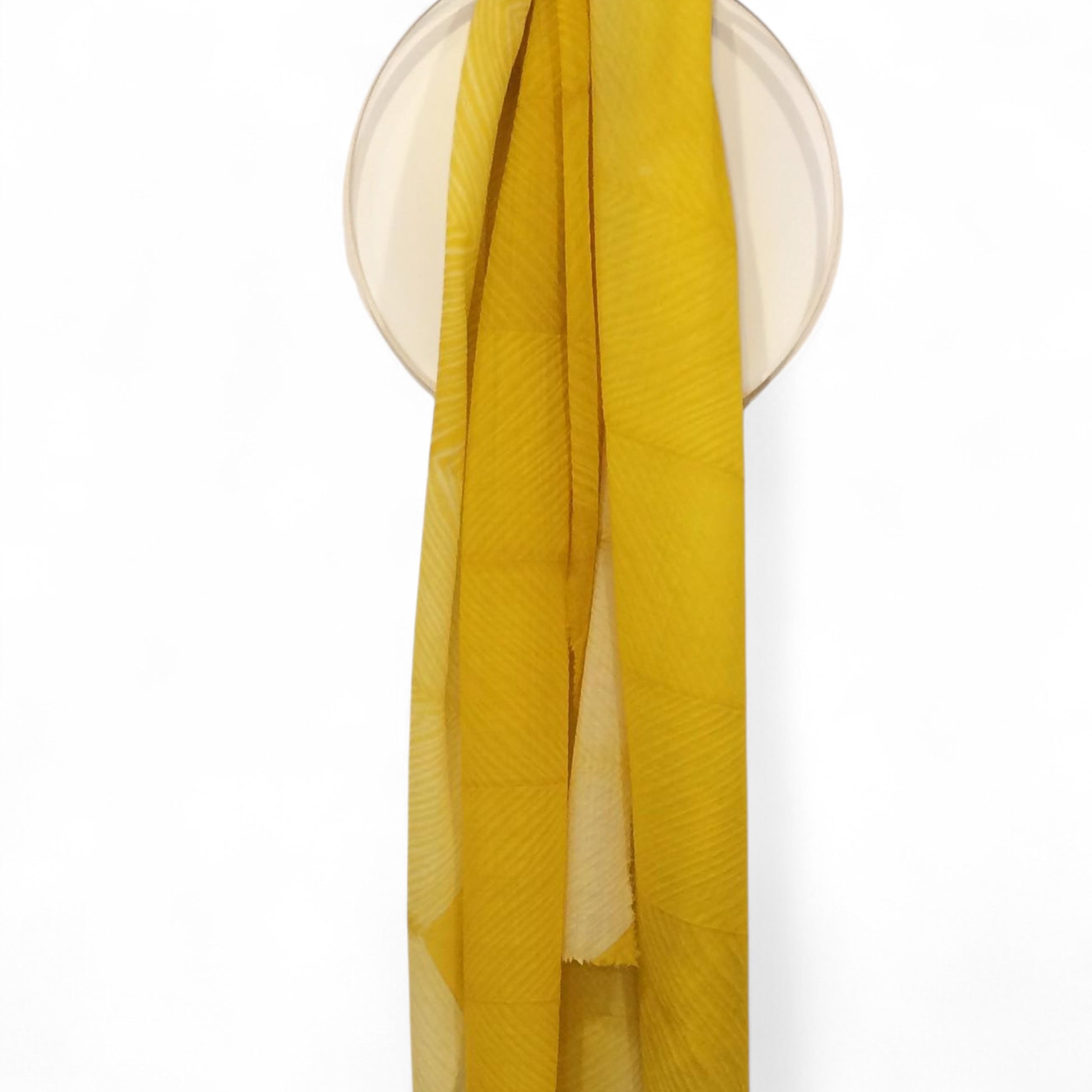 Foulard jaune – Verge d’or du Canada par Farbensens