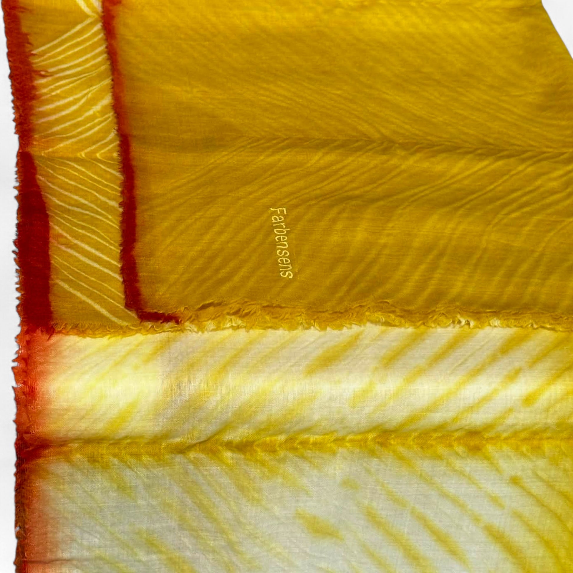 Foulard jaune – Verge d’or du Canada par Farbensens