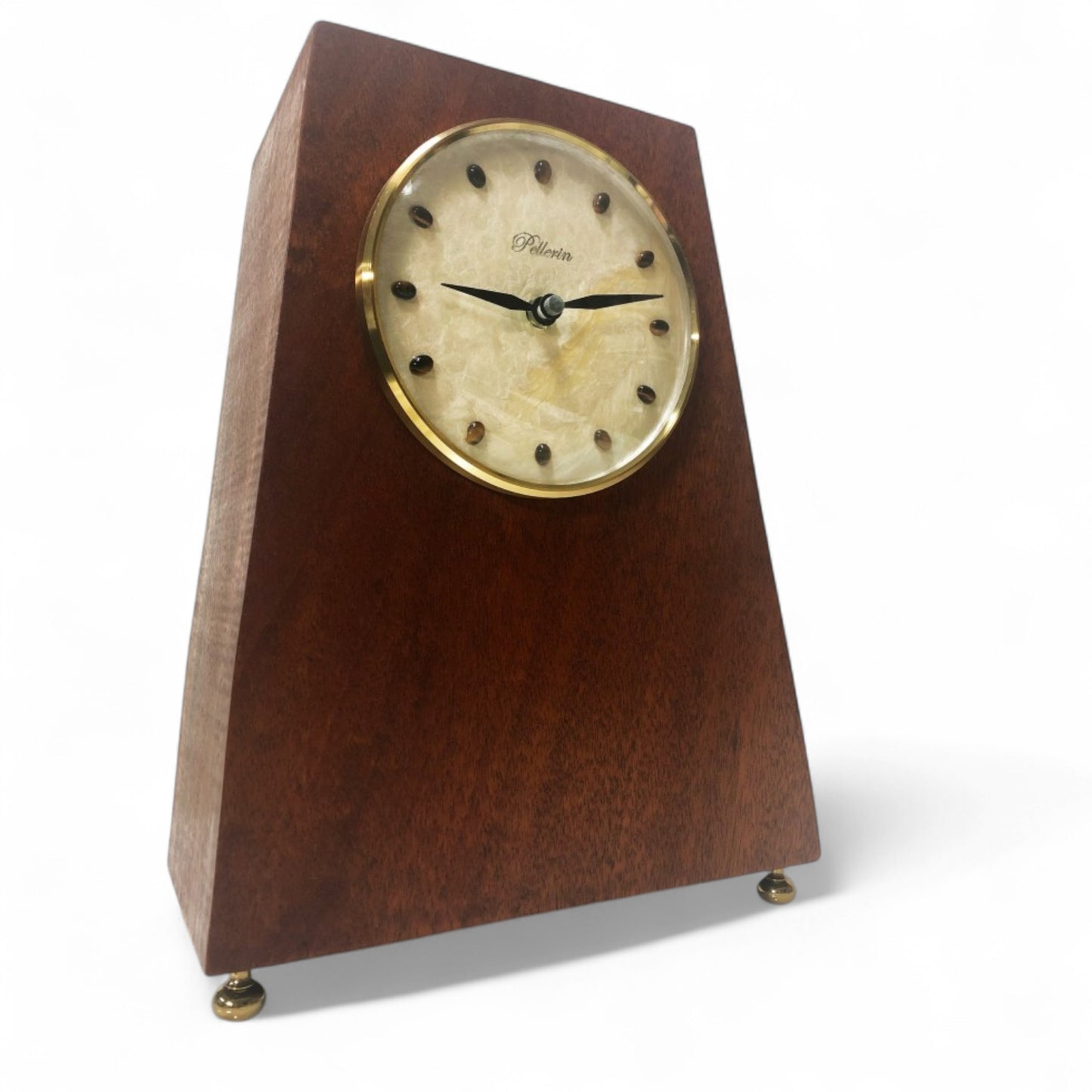 Horloge carillon Héritage Oeil de Tigre par Karine Pellerin