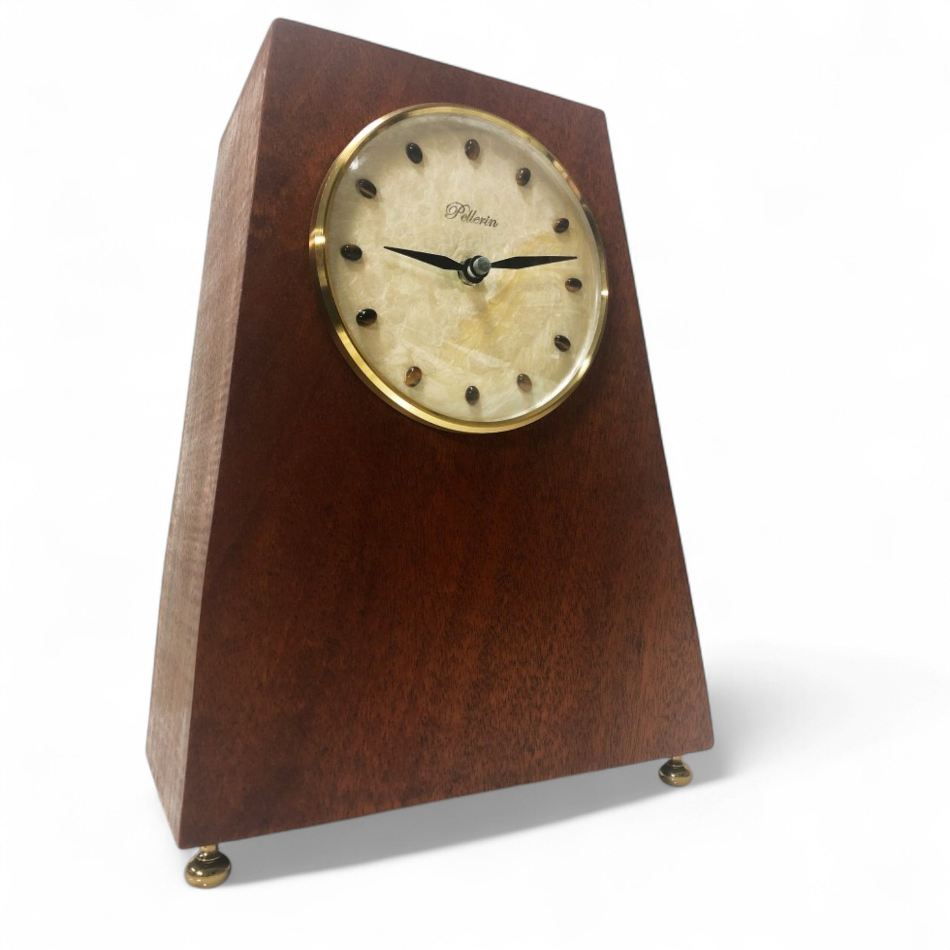 Horloge carillon Héritage Oeil de Tigre par Karine Pellerin