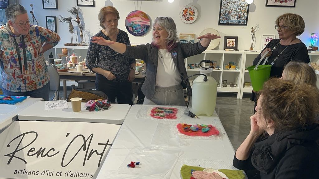 Atelier de Feutrage animé par Josée Hurteau par Ateliers