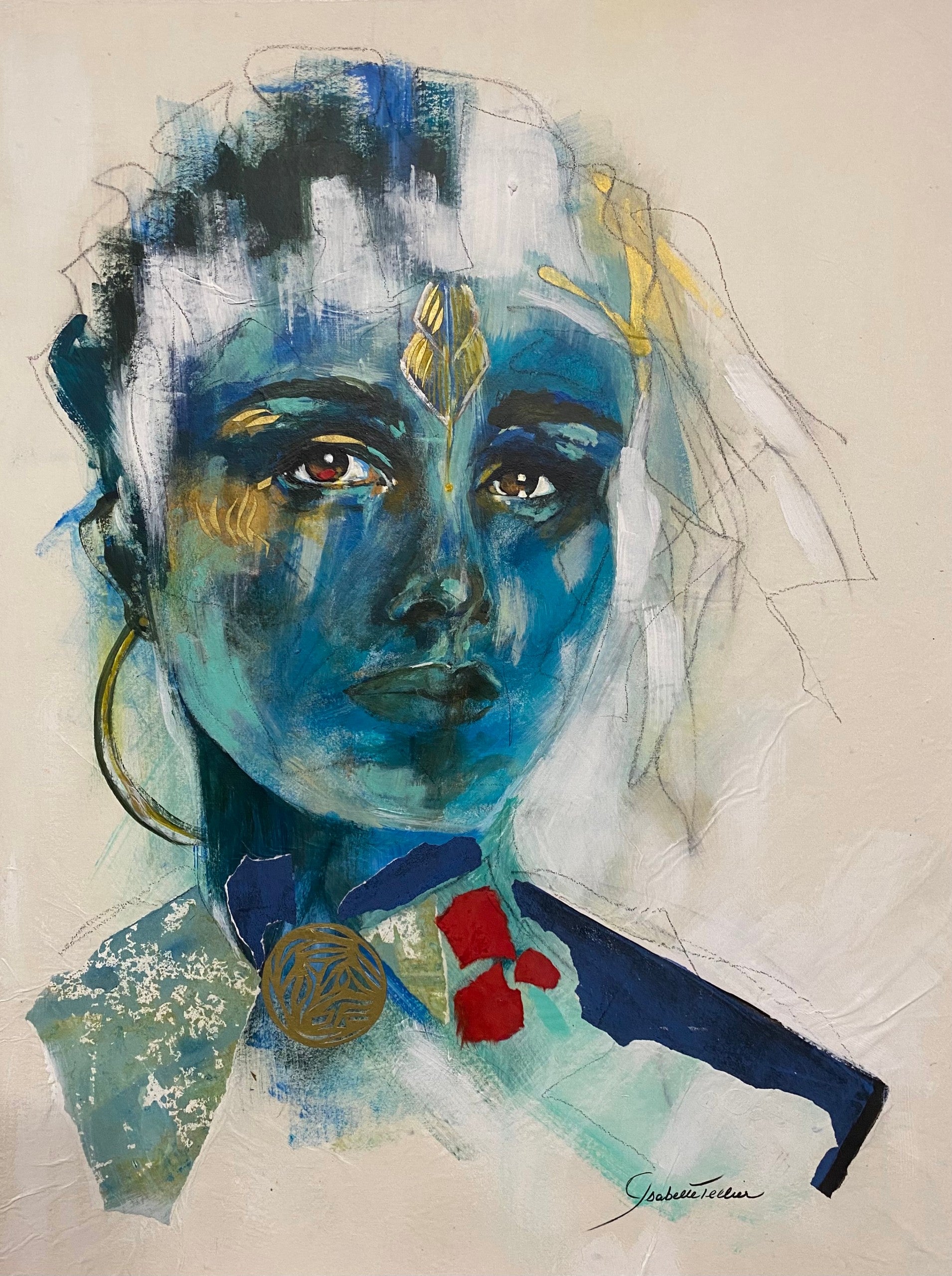 Guerrière au cœur bleu par Isabelle Tellier