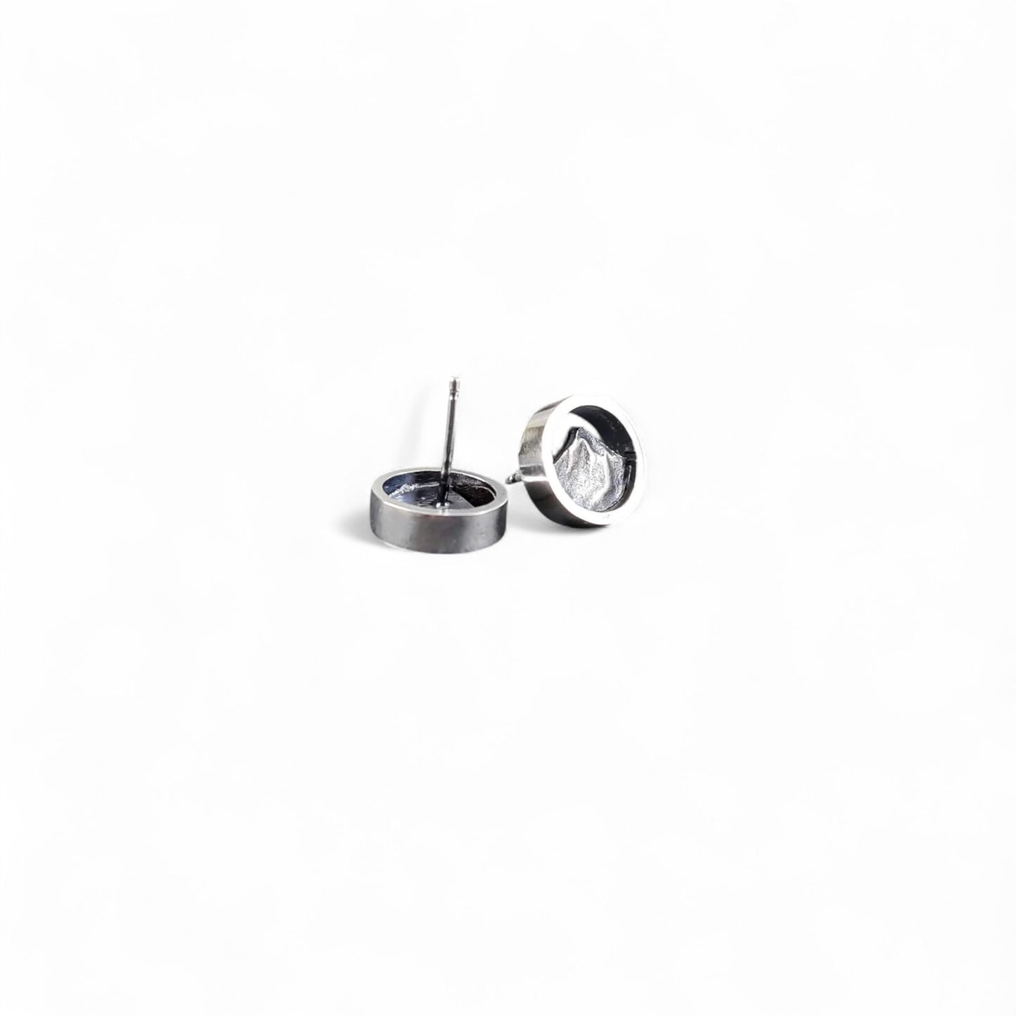 Boucles d'oreilles fixes Montagnes en argent sterling par Sonia Imbeault