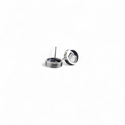 Boucles d'oreilles fixes Montagnes en argent sterling par Sonia Imbeault