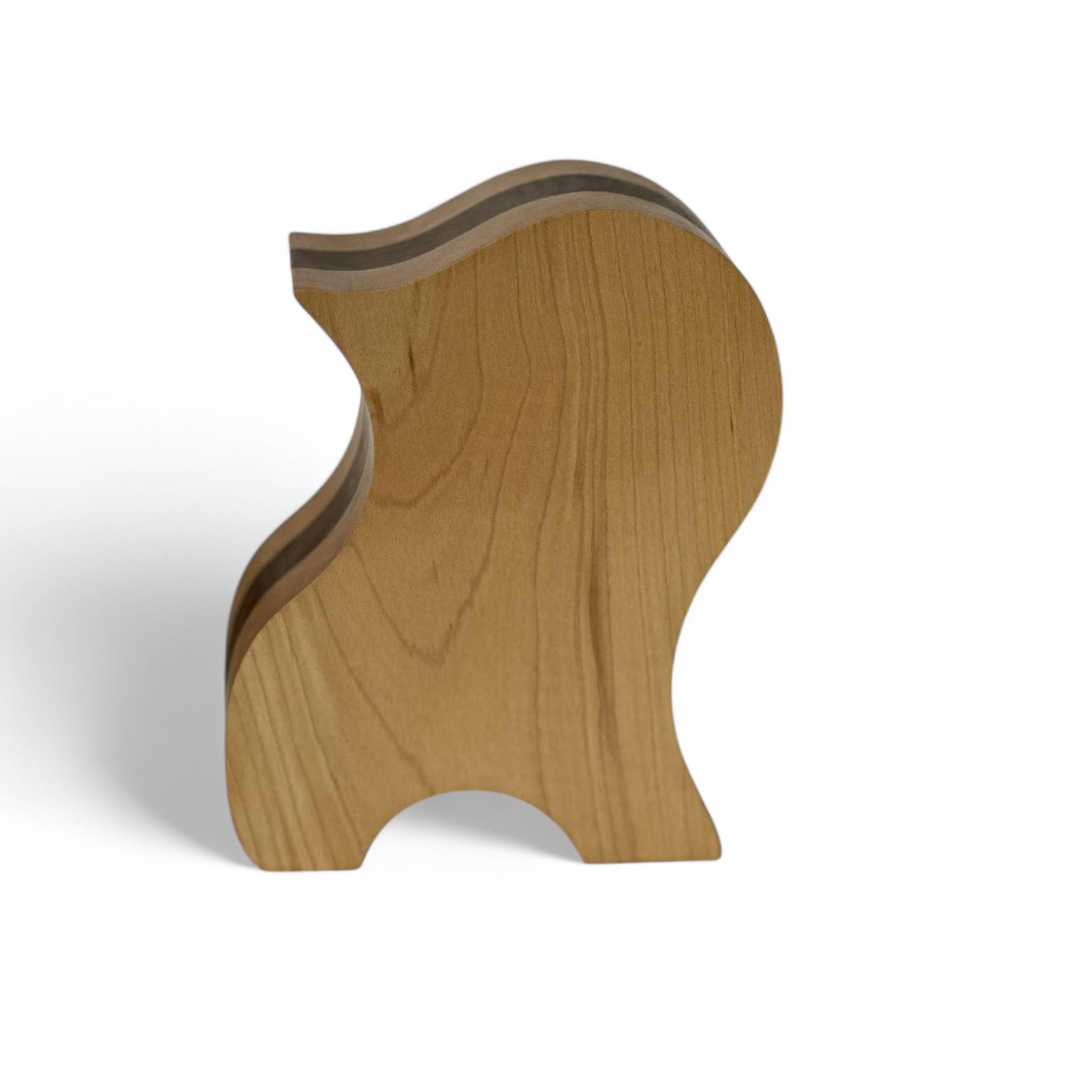 Horloge en bois massif par Karine Pellerin
