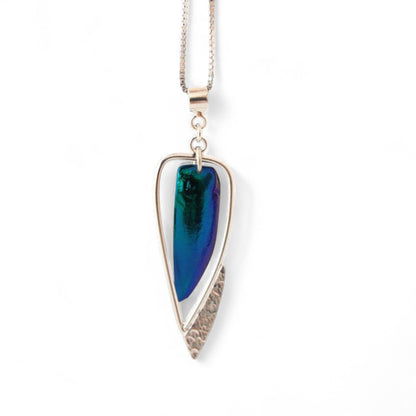 Pendentif Si j'avais des ailes en argent sterling par Sonia Imbeault