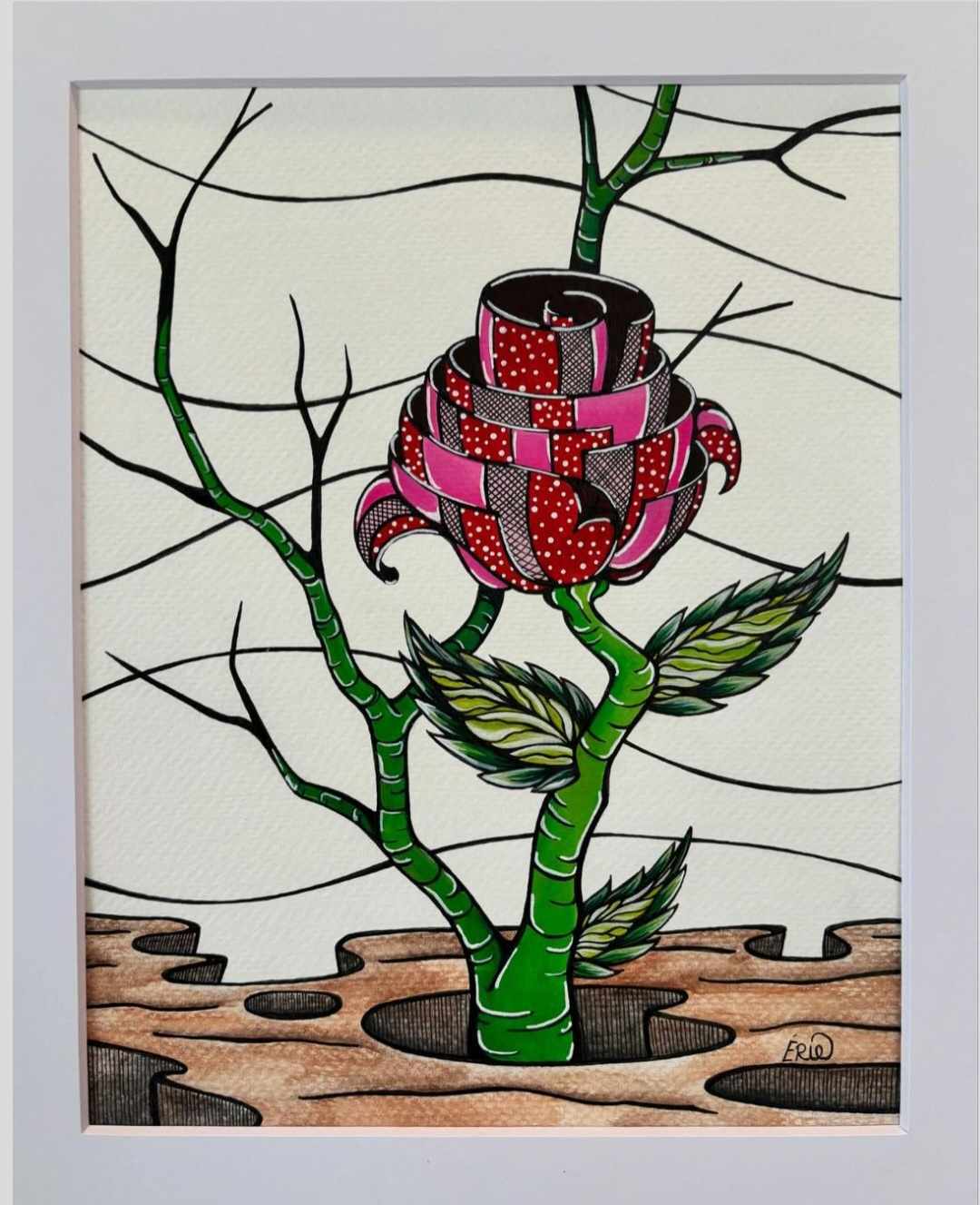 Atelier acrylique et encre avec Valérie Bouchard par Ateliers