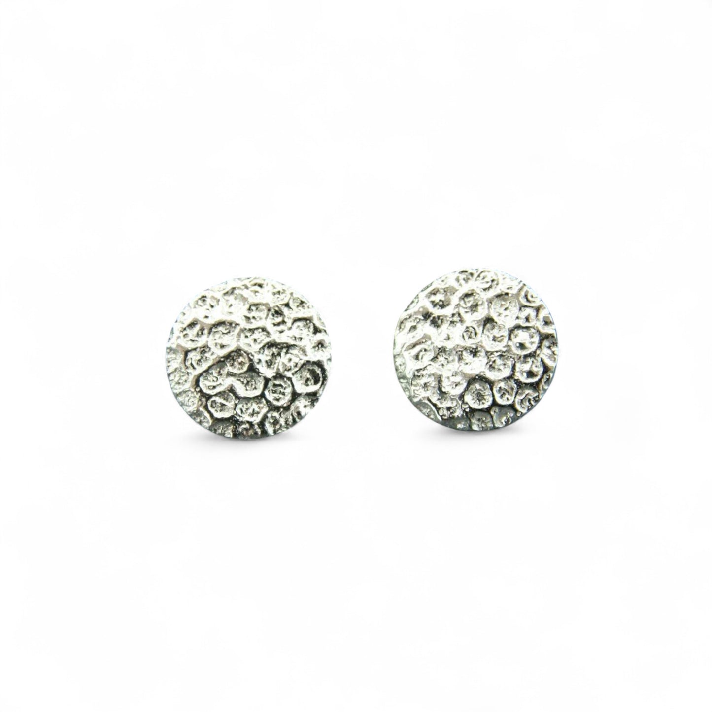 Boucles d’oreilles Corail fixes grandes en argent sterling par Sonia Imbeault
