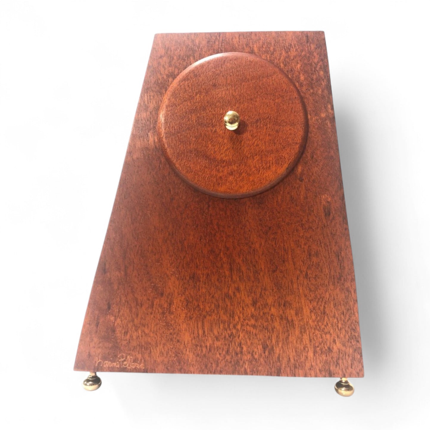 Horloge carillon Héritage Oeil de Tigre par Karine Pellerin