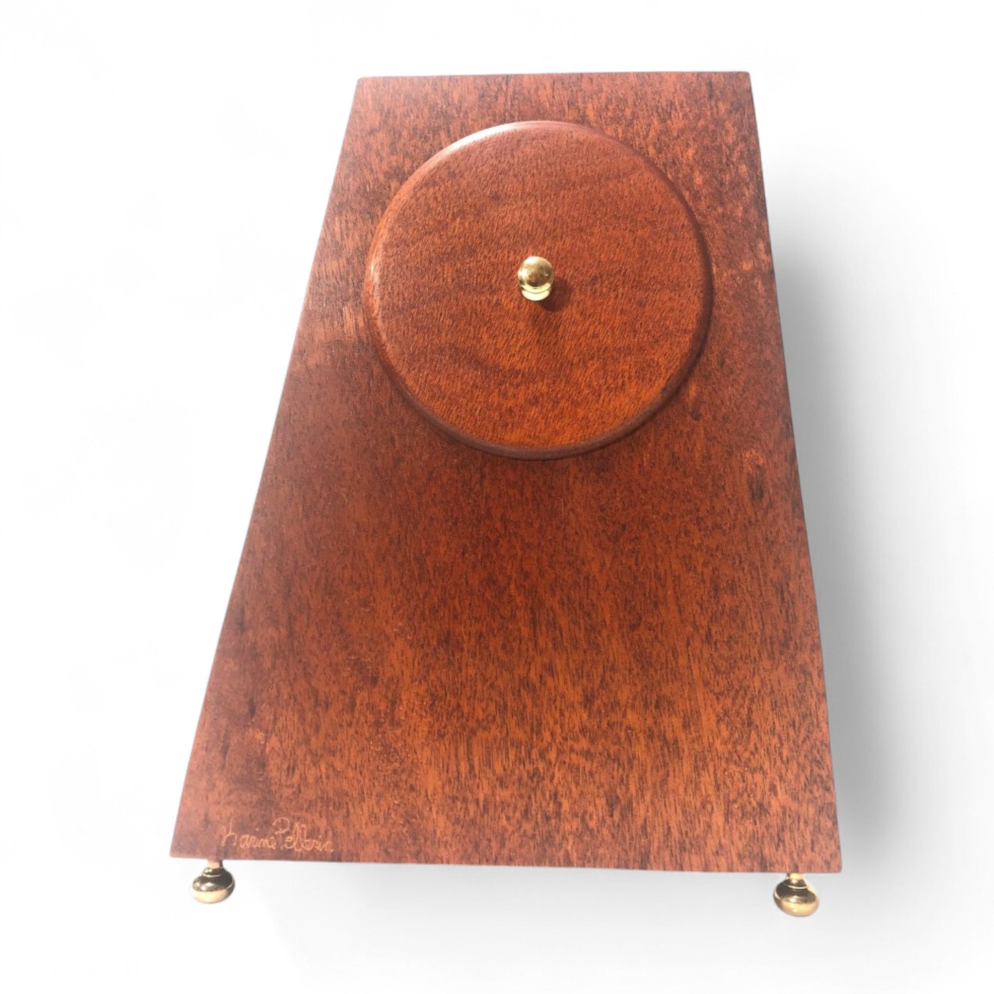 Horloge carillon Héritage Oeil de Tigre par Karine Pellerin