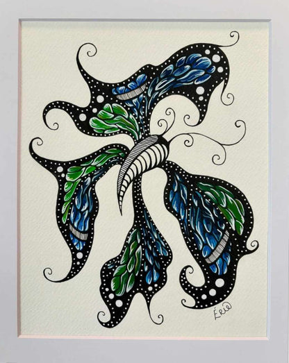 Atelier acrylique et encre avec Valérie Bouchard par Ateliers
