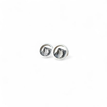 Boucles d'oreilles fixes Montagnes en argent sterling par Sonia Imbeault