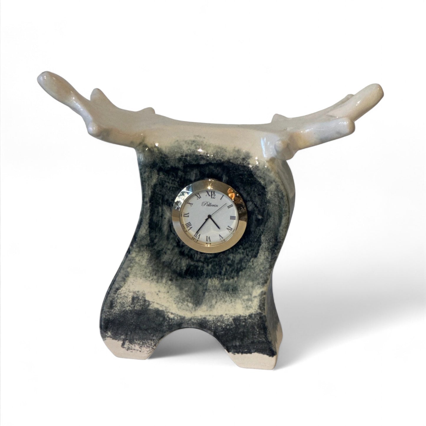Boréal - Horloge en céramique par Karine Pellerin