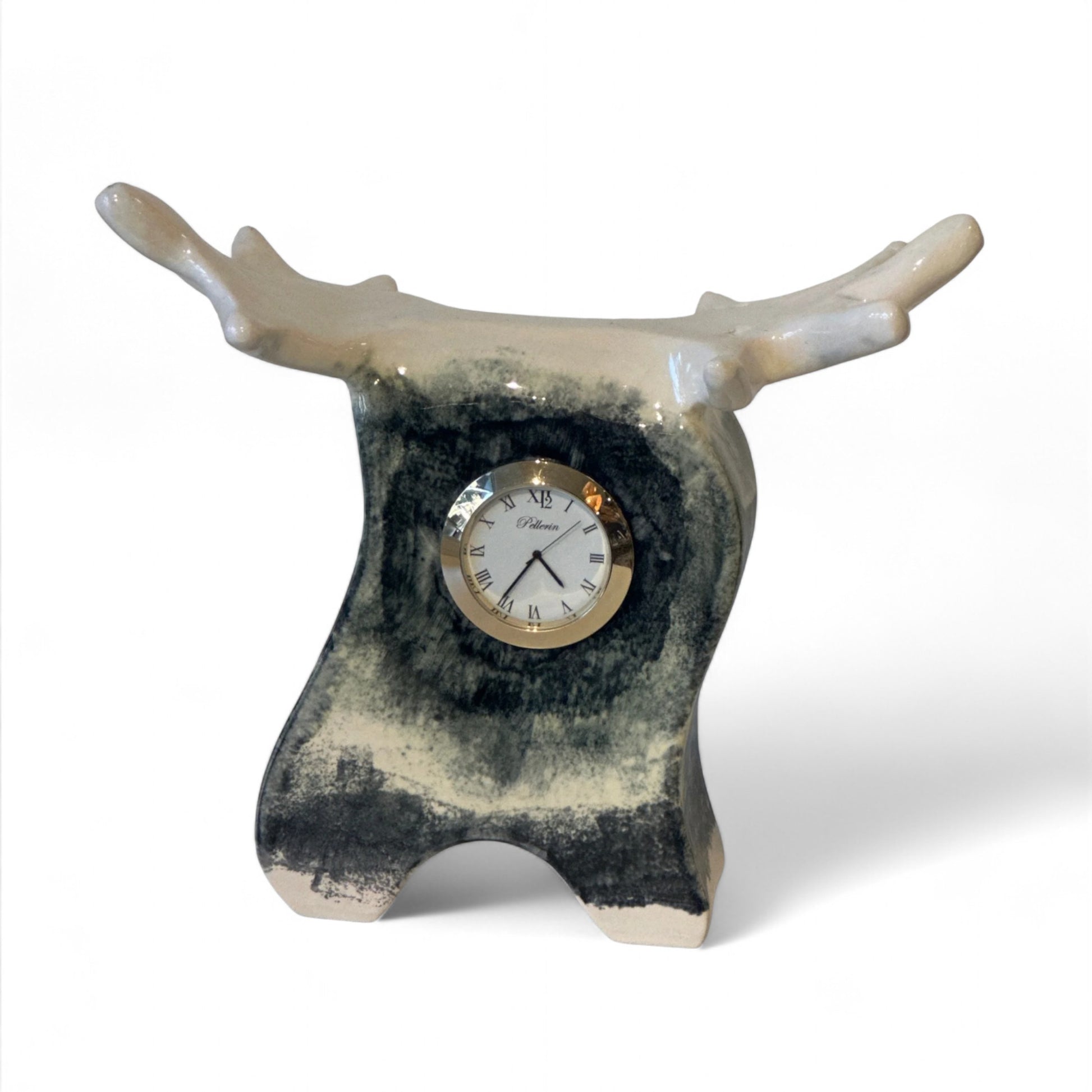 Boréal - Horloge en céramique par Karine Pellerin