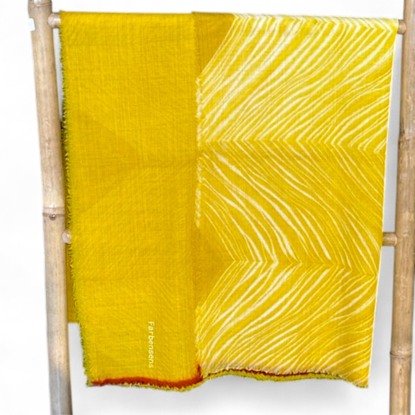 Foulard jaune – Verge d’or du Canada par Farbensens