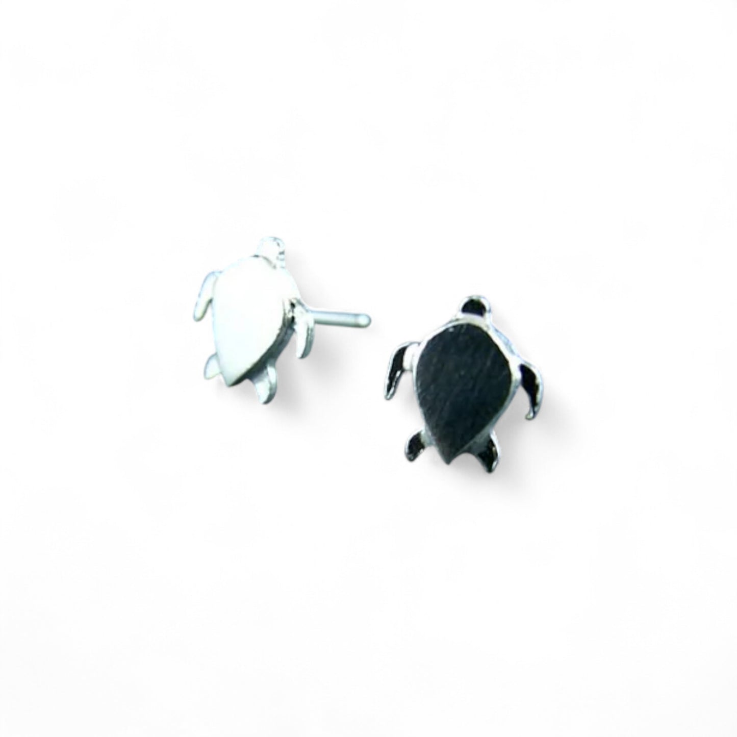 Boucles d'oreilles tortues en argent sterling par Sonia Imbeault