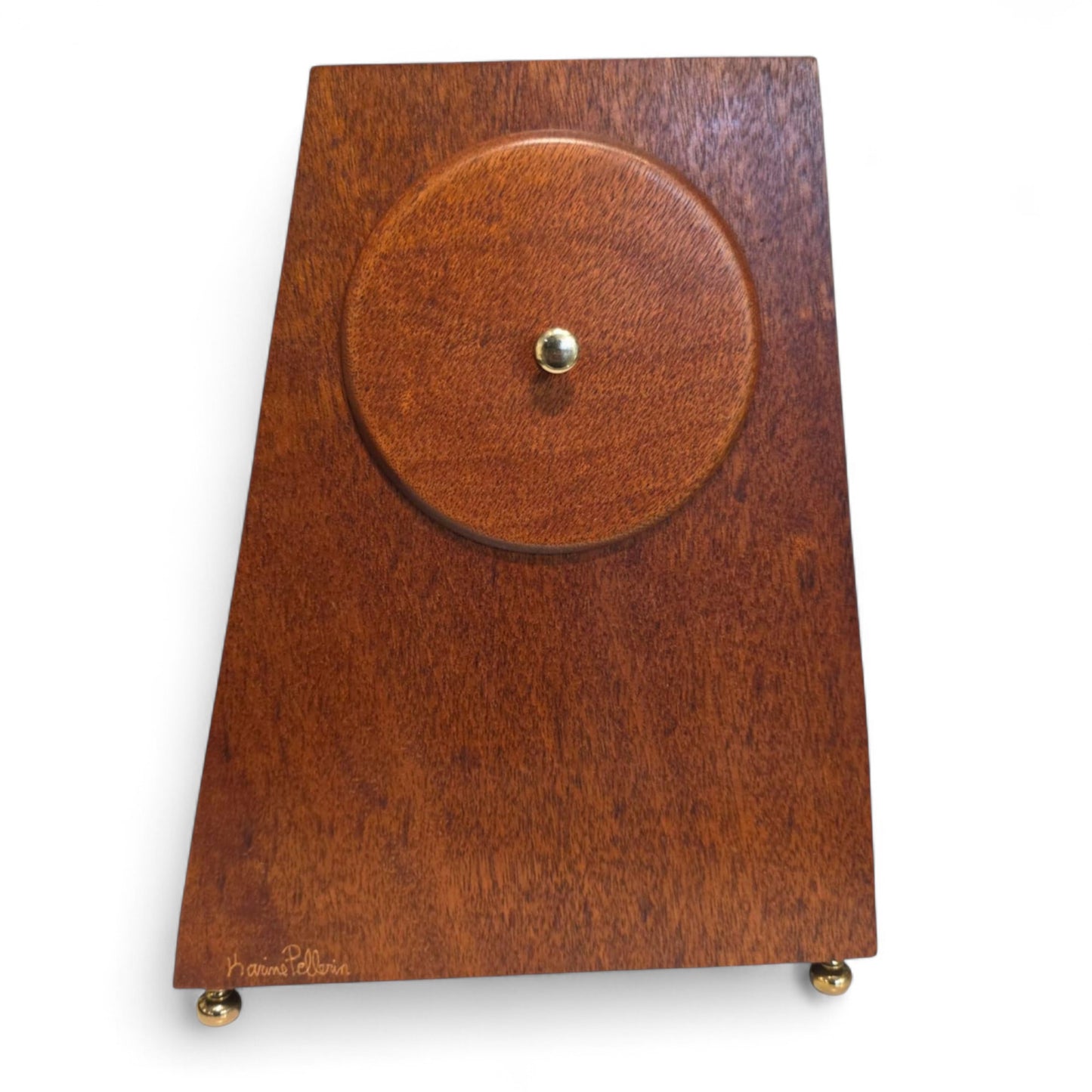 Horloge carillon Héritage Oeil de Tigre par Karine Pellerin