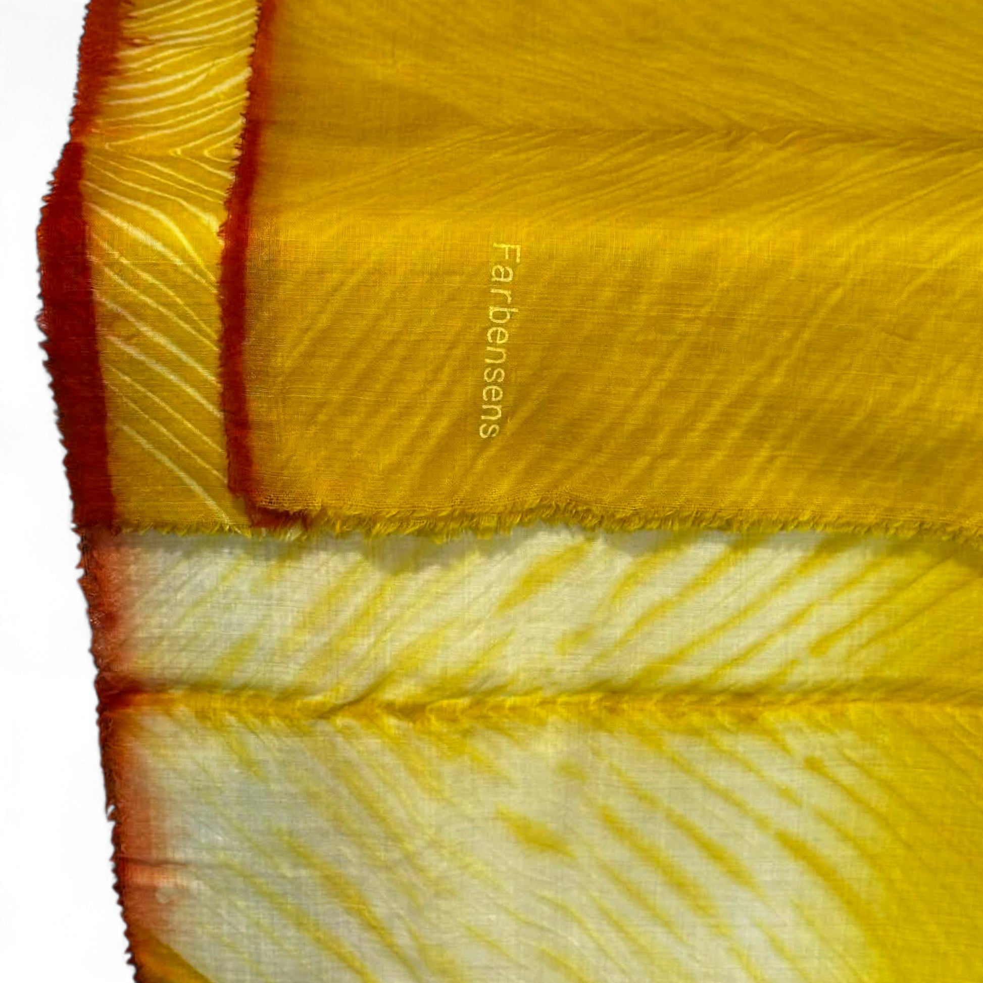 Foulard jaune – Verge d’or du Canada par Farbensens