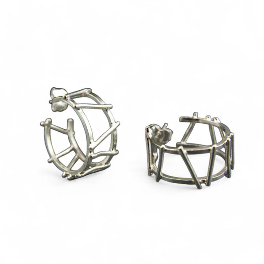 Boucles d'oreilles Circus en Argent sterling par Sonia Imbeault