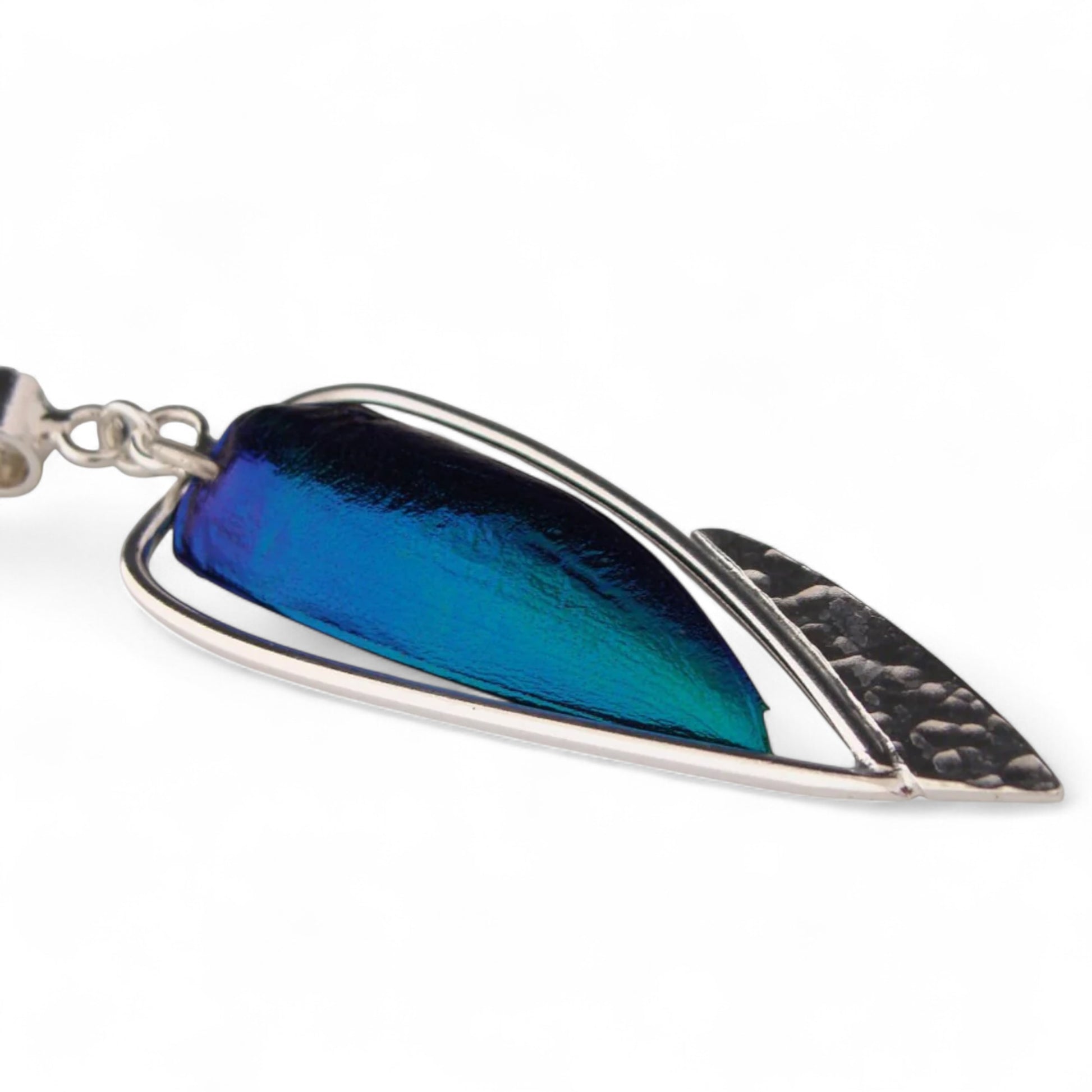 Pendentif Si j'avais des ailes en argent sterling par Sonia Imbeault