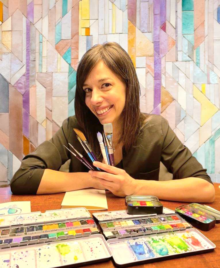 Atelier d'initiation à l'aquarelle animé par Myriam Darveau par Ateliers